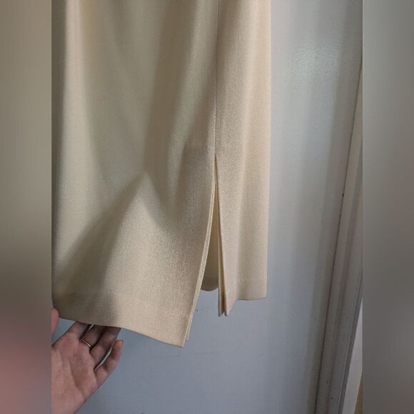 Vintage Nolan Miller The Dynasty Collection Beaded  3 Piece Suit Skirt Size 10 - Picture 10 of 11